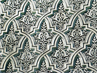 Detail from the Grande Mosquee de Paris.